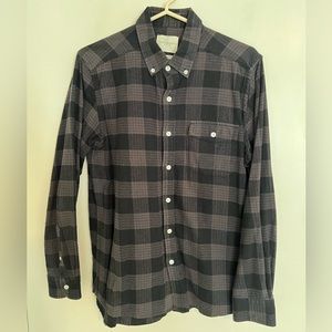 Saturday’s Surf Grey and Black Flannel Shirt